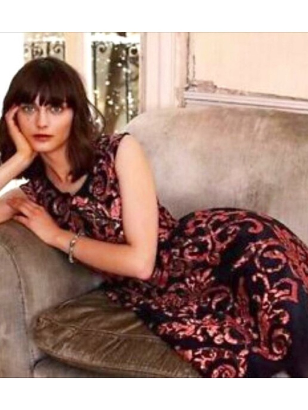 Anthropologie Yoana Baraschi Mirissa Mini Dress In Black and Copper Size 2 EUC - Picture 2 of 12